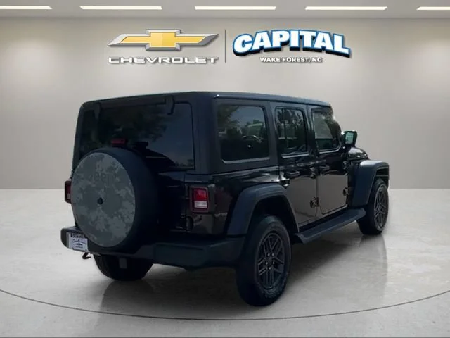 Used 2024 Black Jeep 4-Door Sport S 4x4 image 5