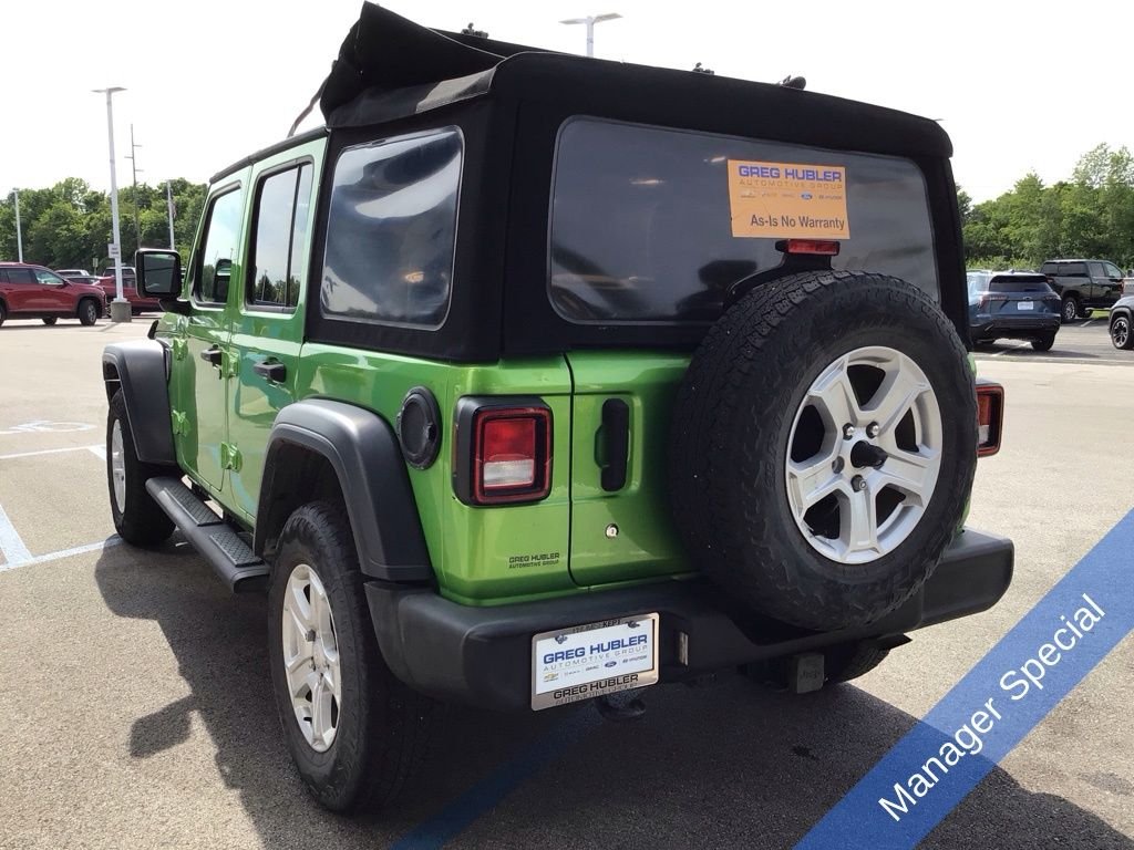 Used 2018 Green Jeep Unlimited Sport S image 10