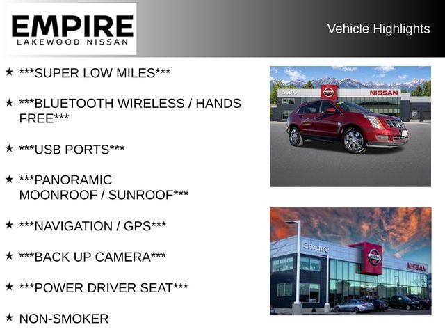 Used 2014 Cadillac SRX Luxury Collection with VIN 3GYFNEE31ES624329 for sale in Lakewood, CO