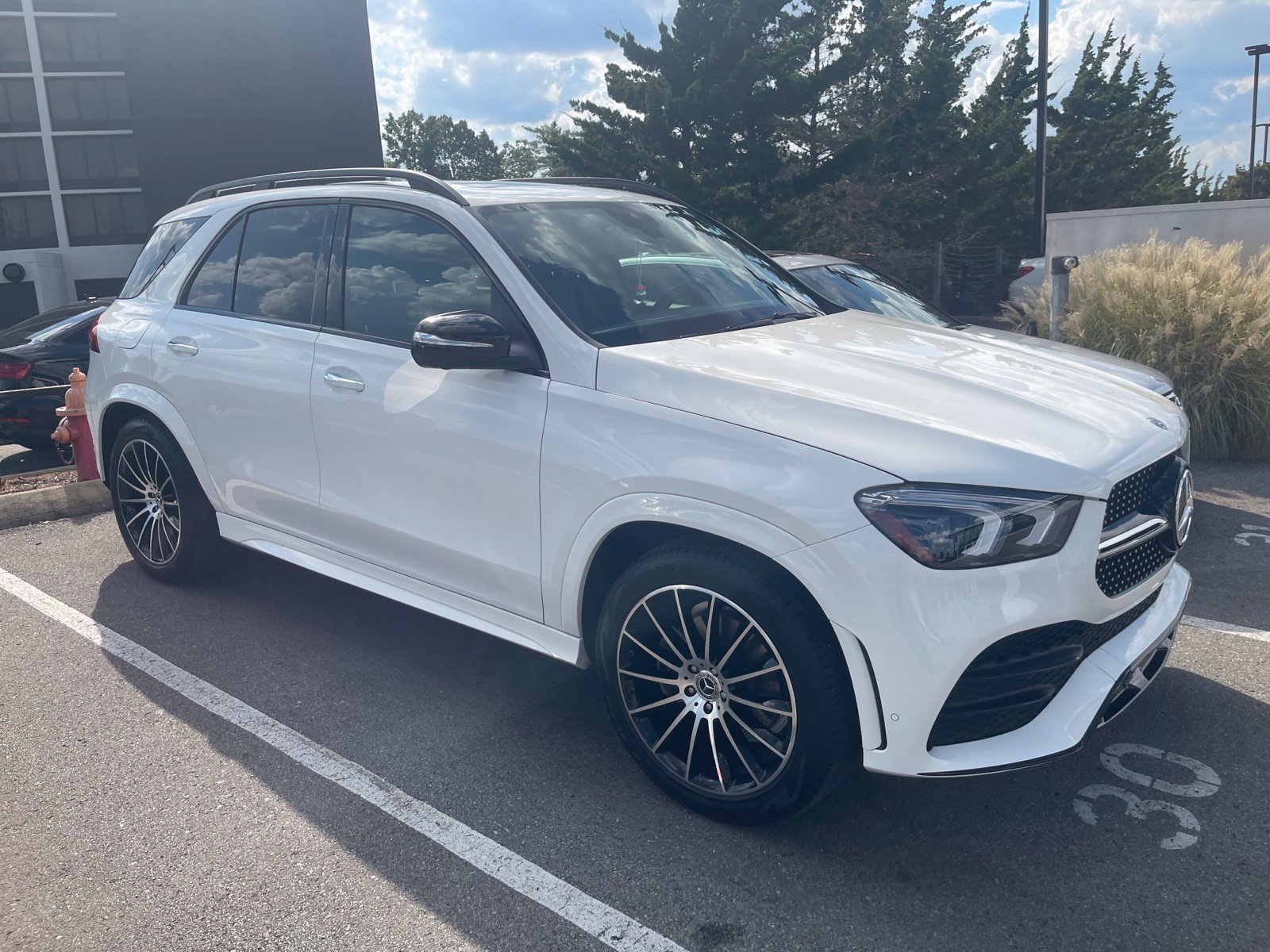 Certified Used 2020 Polar White Mercedes-Benz GLE 350 image 1