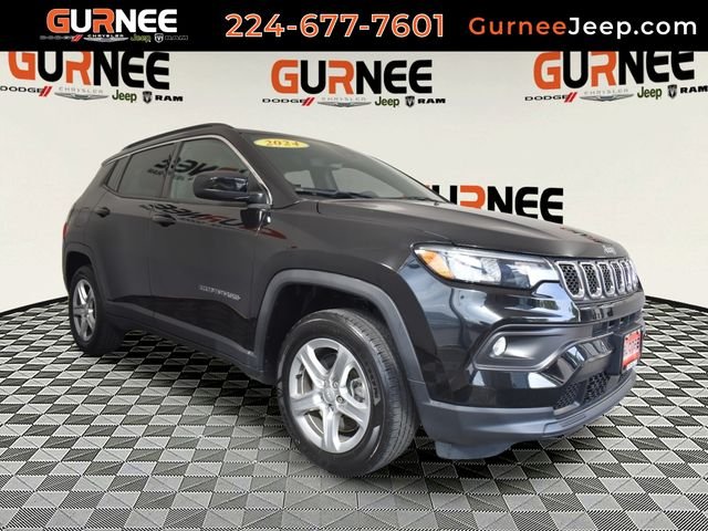 Black 2024 Jeep Compass SUV / Crossover Four-Wheel Drive 8-Speed Automatic
