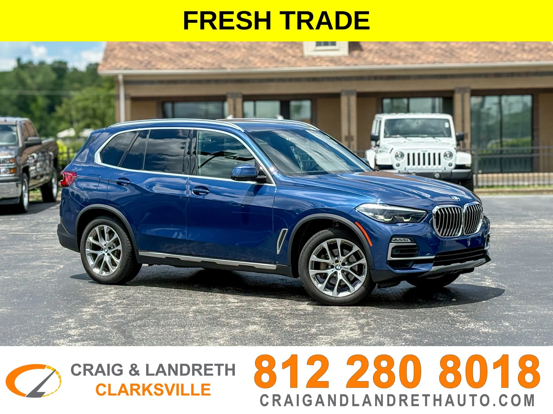 Used 2020 Blue BMW xDrive40i image 1