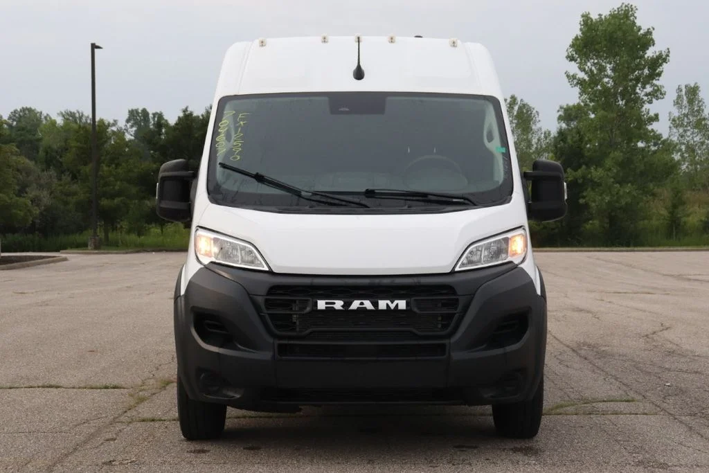 Used 2024 Bright White Clearcoat Ram High Roof image 3