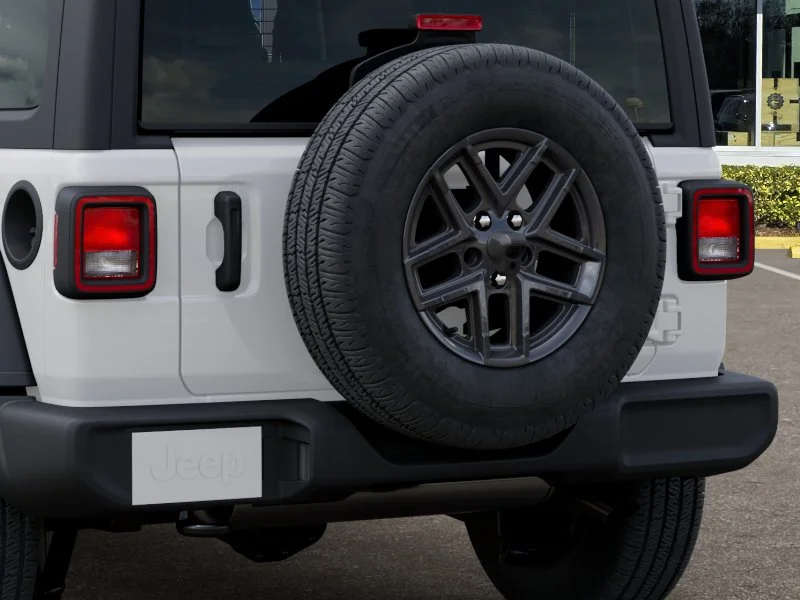 New 2026 Bright White Clear-Coat Exterior Paint Jeep Sport S image 47