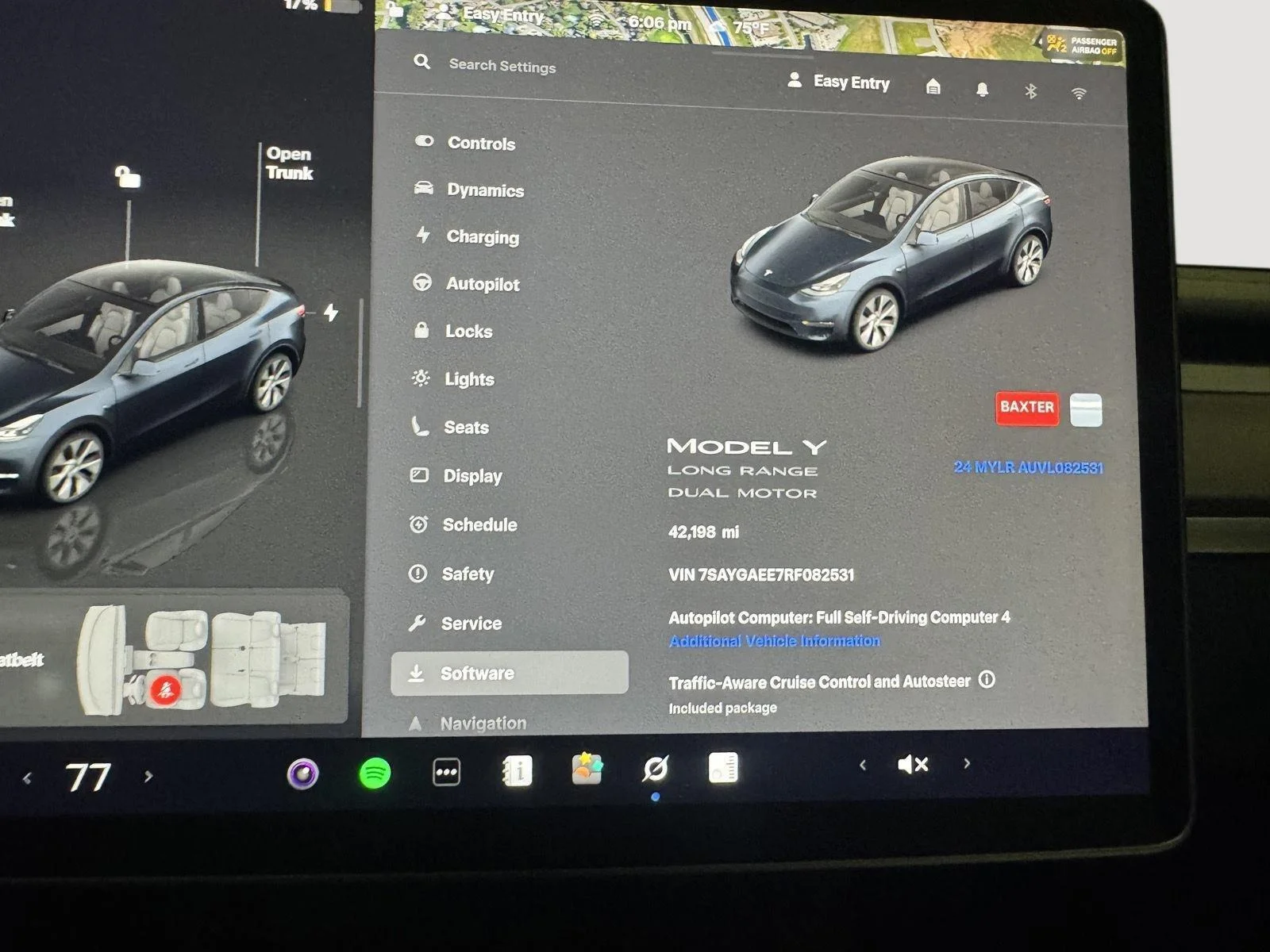 Used 2024 Stealth Grey Tesla Long Range image 2