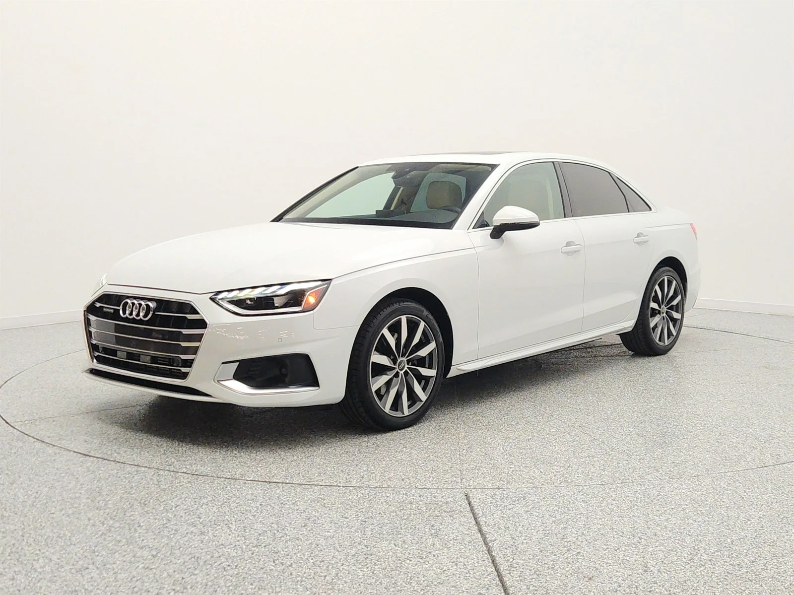 Used 2024 Glacier White Metallic Audi Premium 40 TFSI quattro image 1