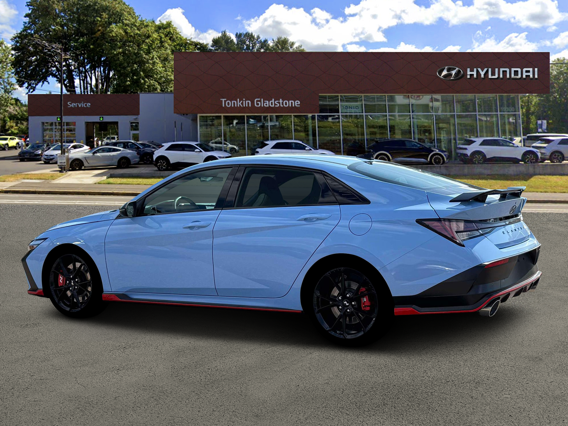 New 2026 Blue Hyundai Sedan image 4