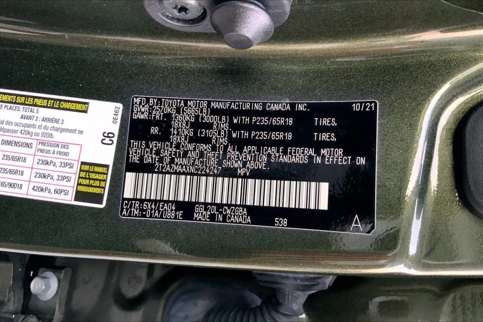 Used 2022 Nori Green Pearl Lexus  image 44