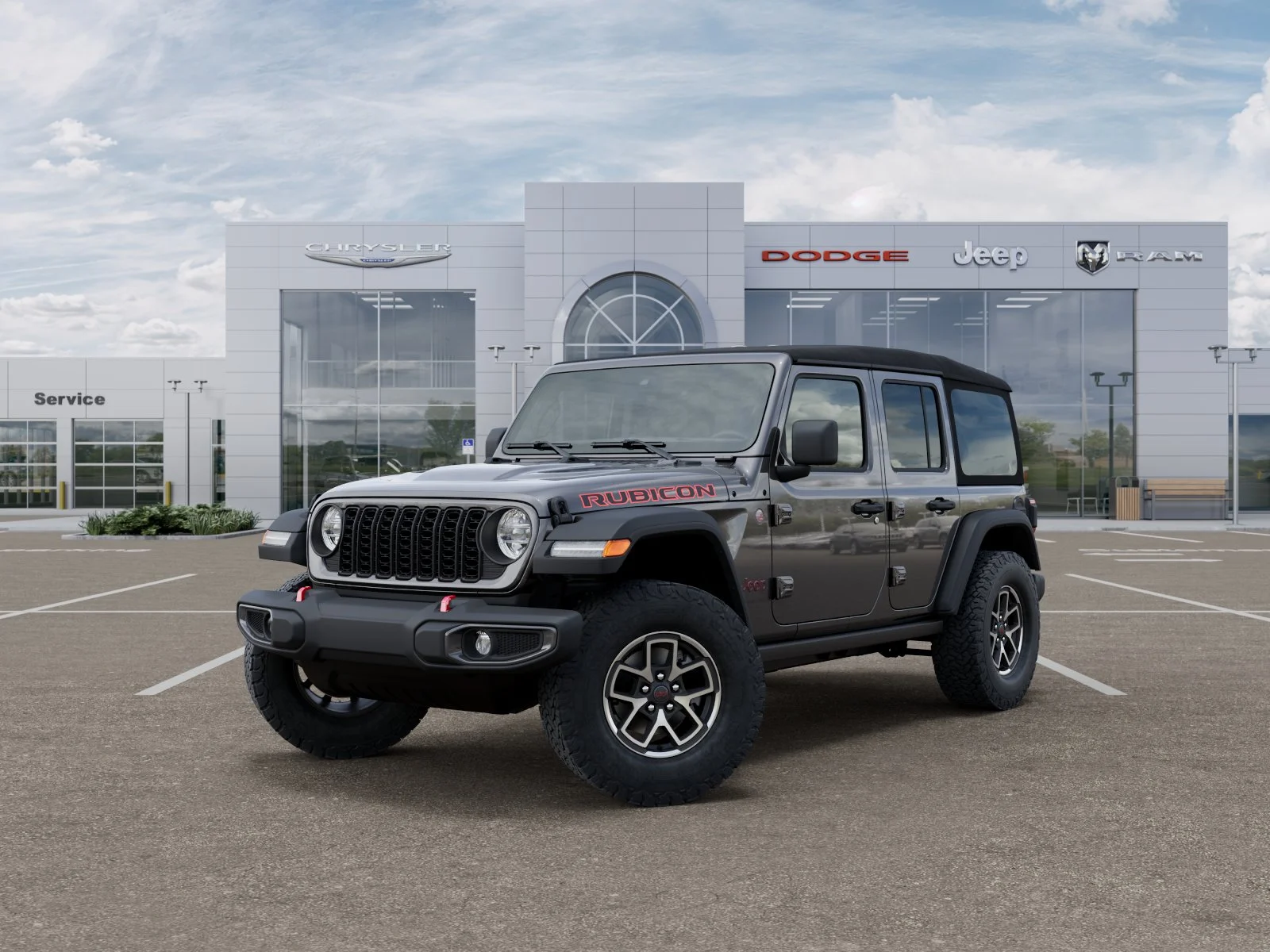 New 2026 Granite Crystal Metallic Clear-Coat Exterior Paint Jeep Rubicon image 31