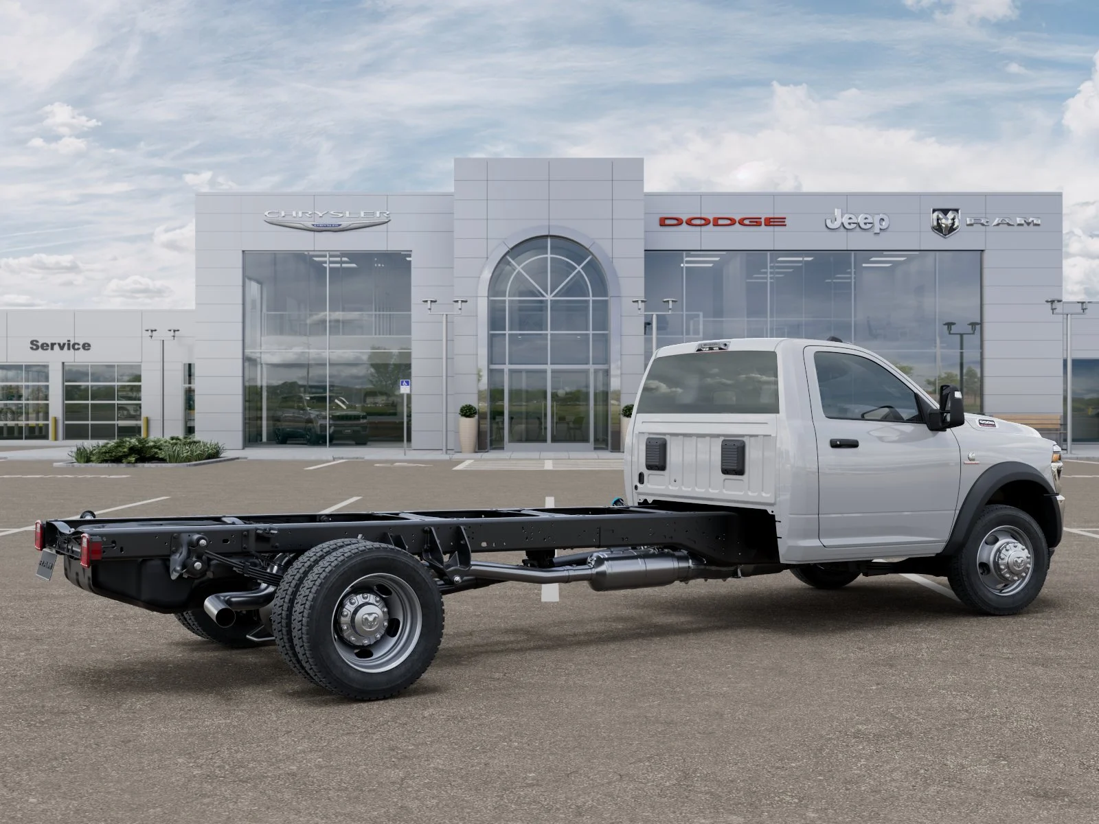 New 2025 Bright White Clearcoat RAM Tradesman image 14