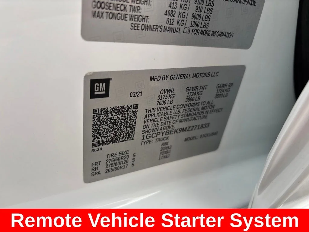 Used 2021 White Chevrolet Custom image 17