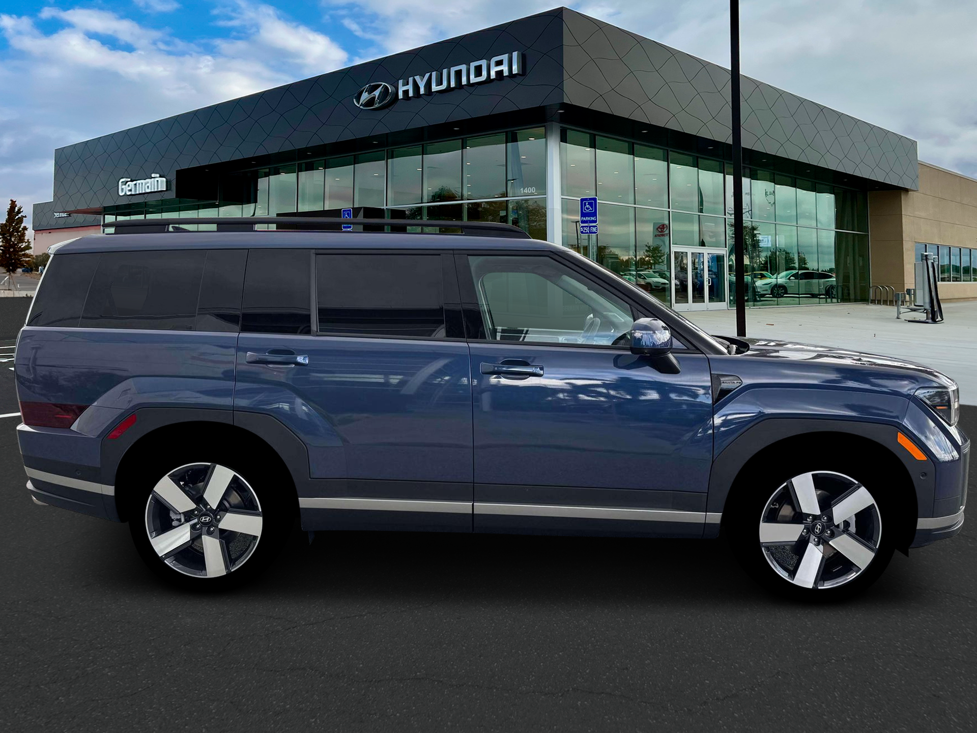 New 2026 Atlantis Blue Hyundai Limited AWD image 9