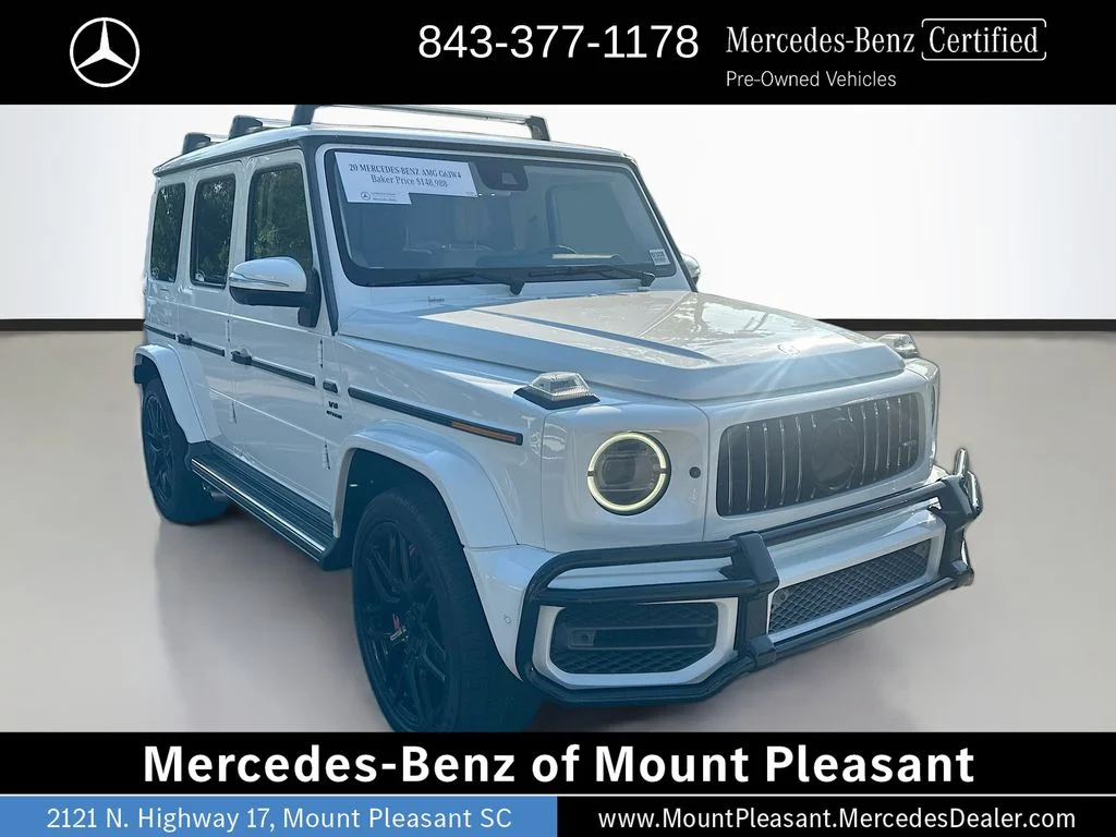 Used 2020 White Mercedes-AMG G 63 AMG® image 3