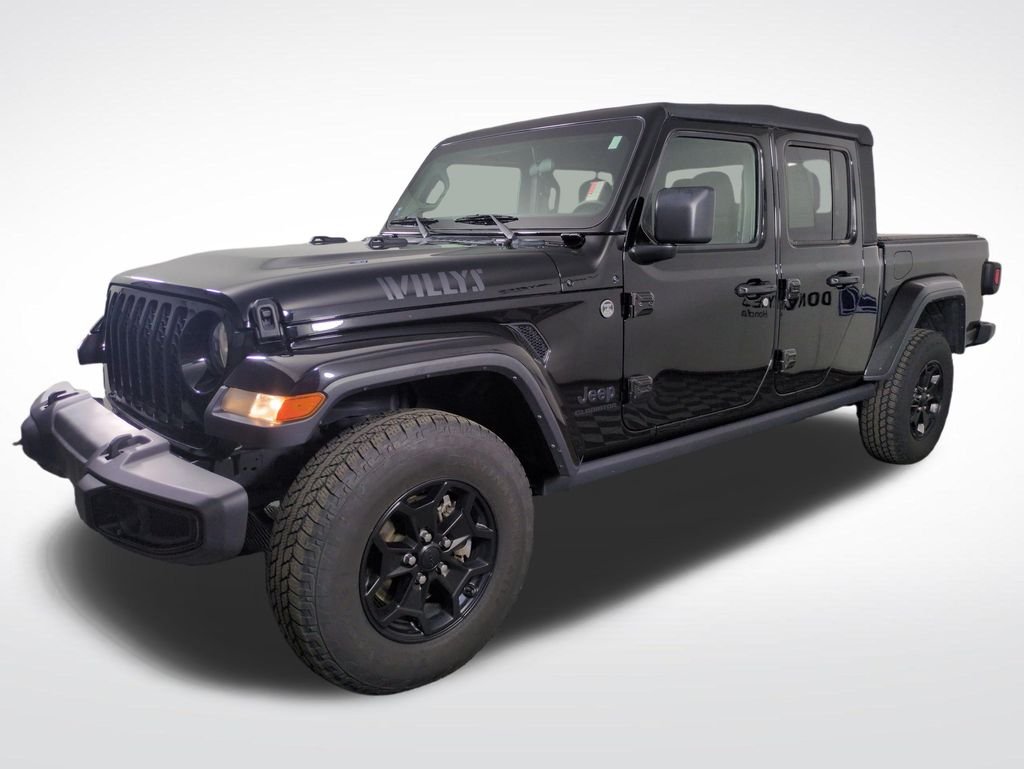 Used 2022 Black Clearcoat Jeep Willys image 1