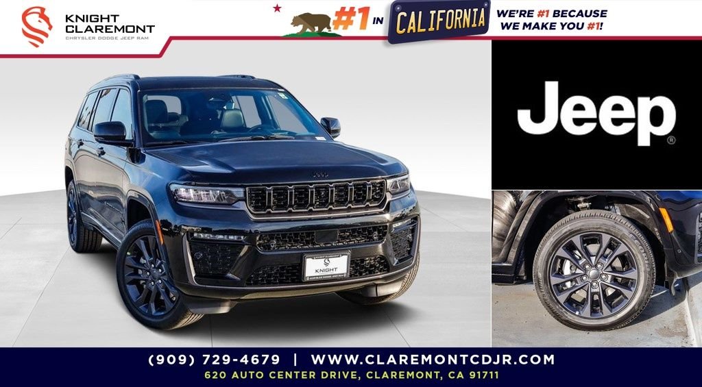 New 2026 Diamond Black Crystal Pearlcoat Jeep Limited Reserve image 1