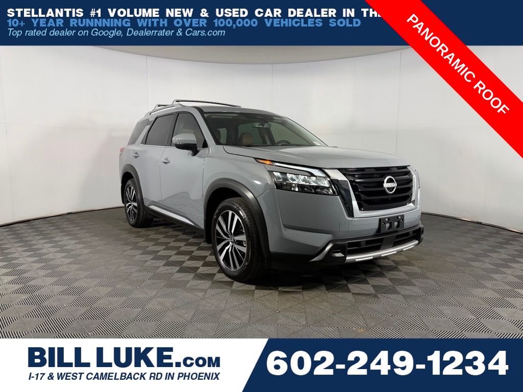 NISSANフォークリフPL02-003808 5657Hガソリン車(A237) Pre-Owned 2025 Nissan Pathfinder Platinum 4D Sport Utility in