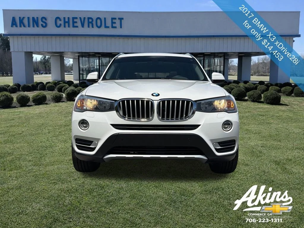 Used 2017 BMW X3 xDrive28i with VIN 5UXWX9C54H0T06551 for sale in Commerce, GA