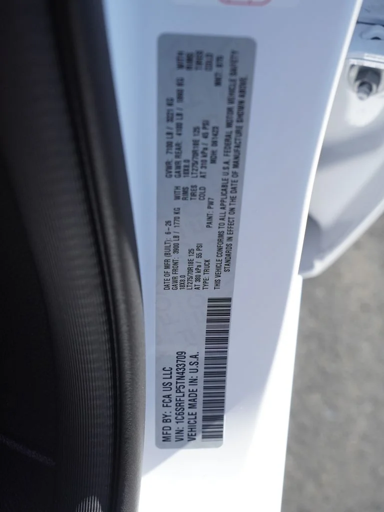 New 2026 Bright White Clear-Coat Exterior Paint RAM Rebel image 37