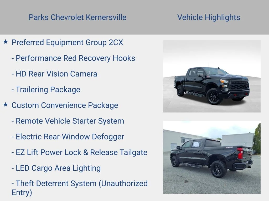 Certified Used 2024 Black Chevrolet Custom Trail Boss image 20