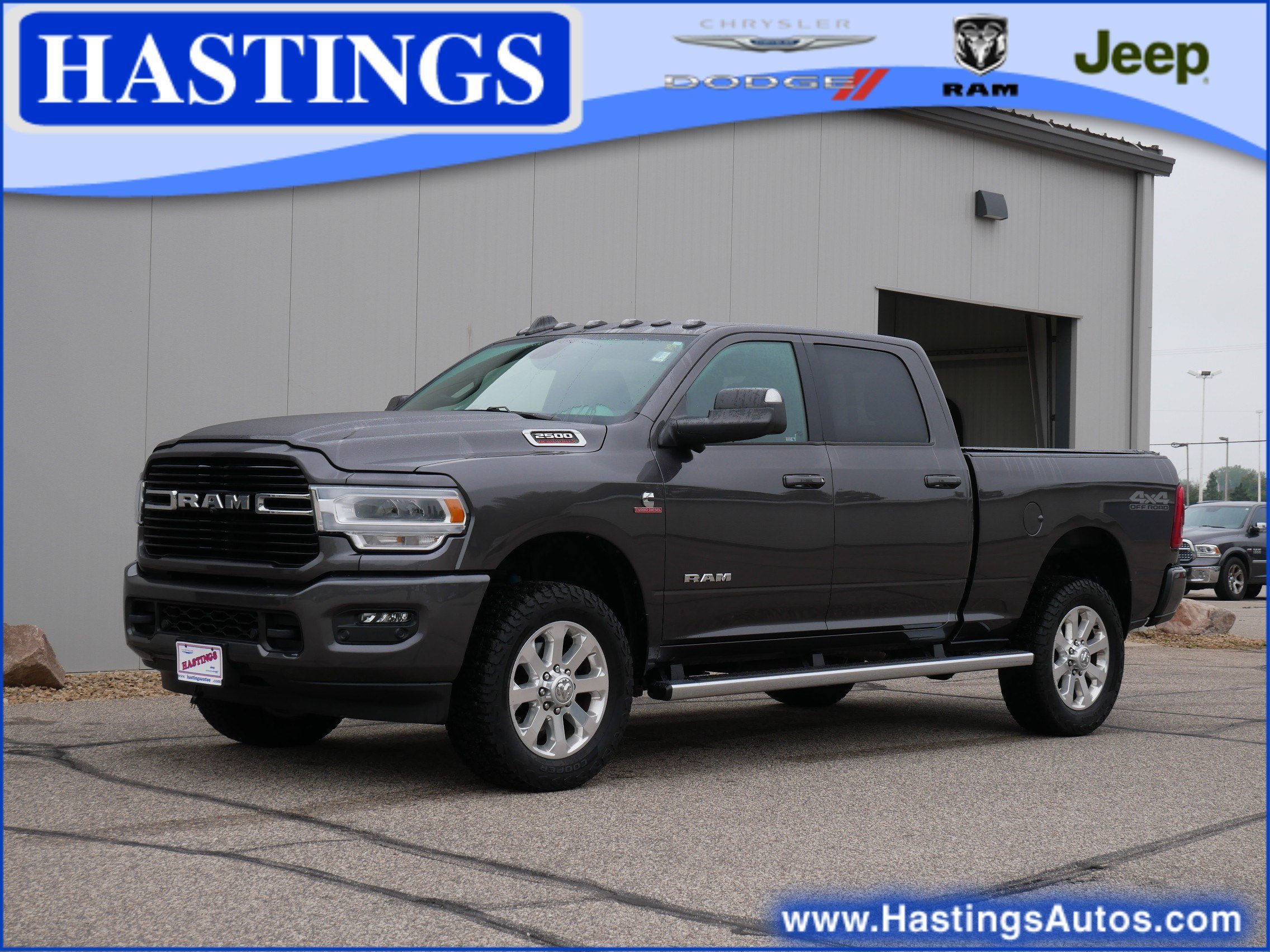Used 2021 Granite Crystal Metallic Clearcoat Ram Big Horn image 1