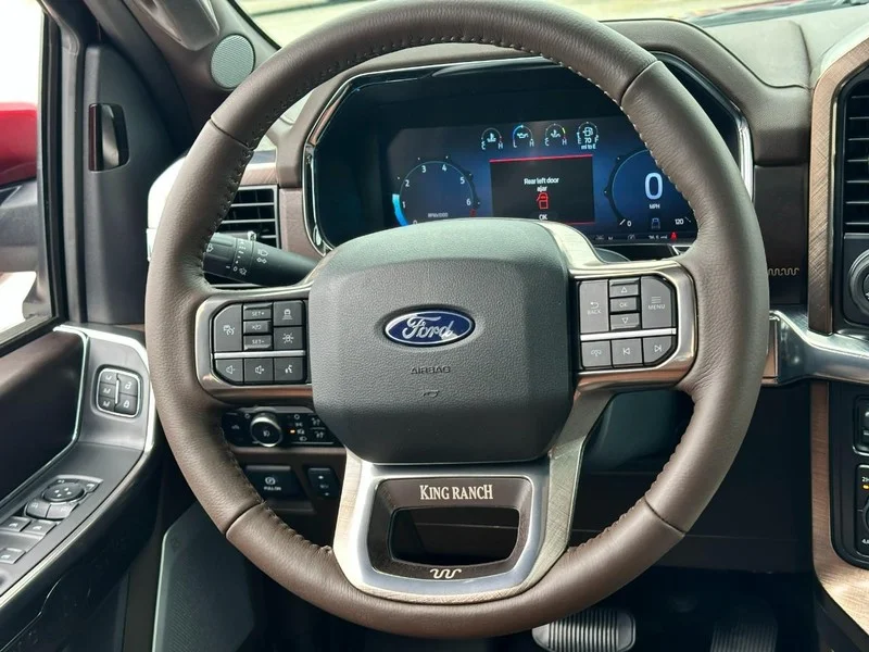 New 2026 Ruby Red Metallic Tinted Clearcoat Ford King Ranch 4WD SuperCrew 5.5