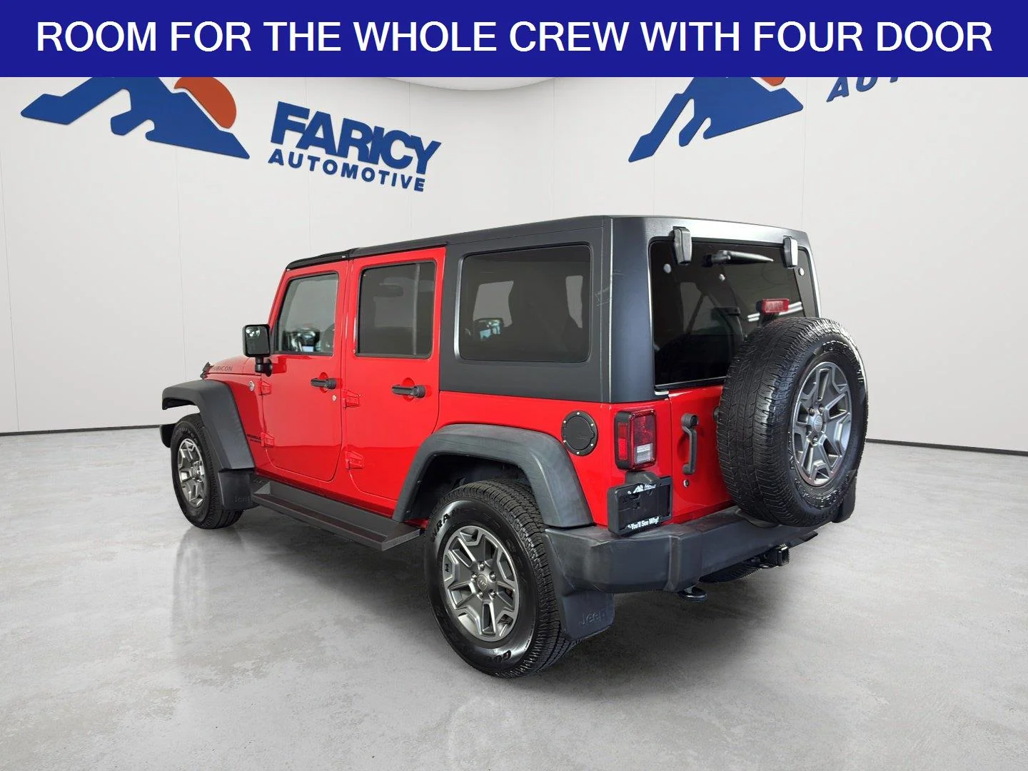 Used 2015 Firecracker Red Clear Coat Jeep Rubicon image 7