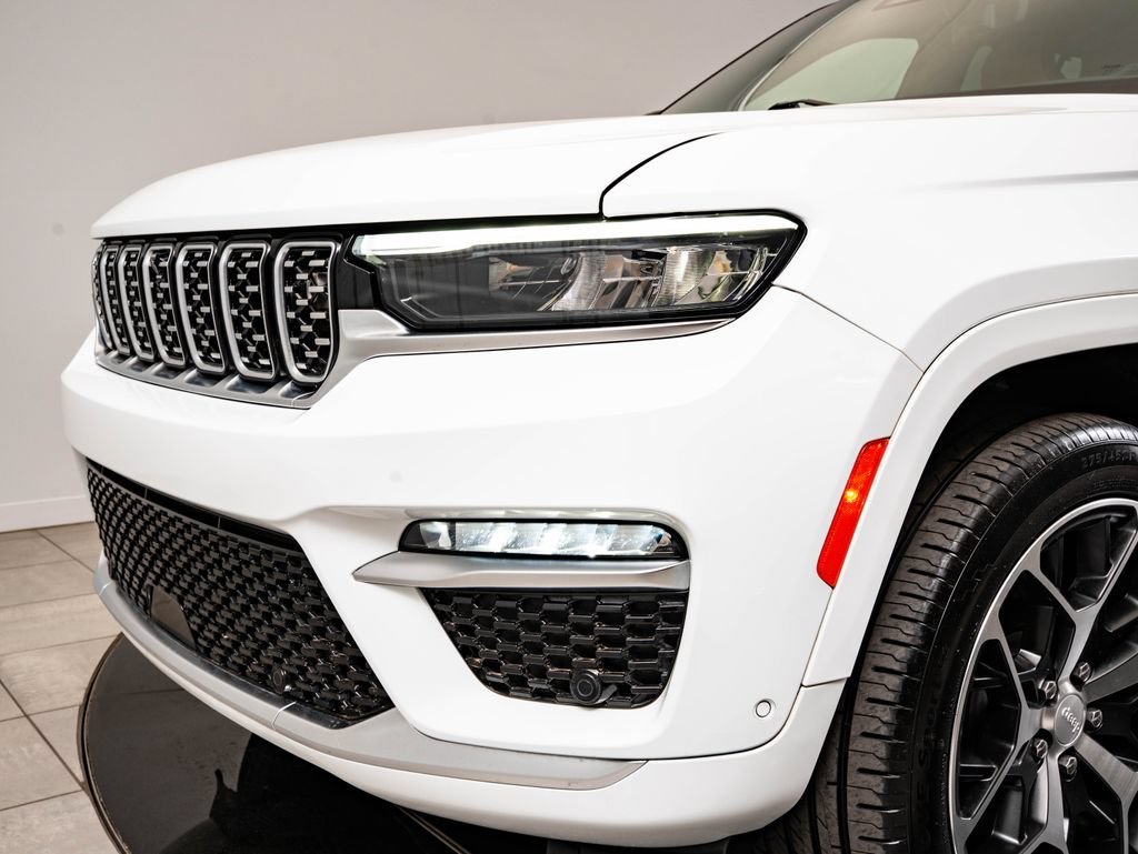 Used 2022 Bright White Clearcoat Jeep Summit Reserve 4xe image 3