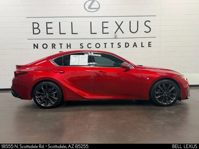 Used 2021 Red Lexus 350 F SPORT image 3