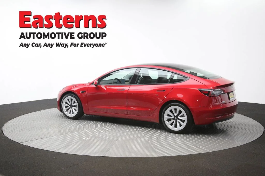 Used 2021 Red Tesla Standard Range Plus image 56