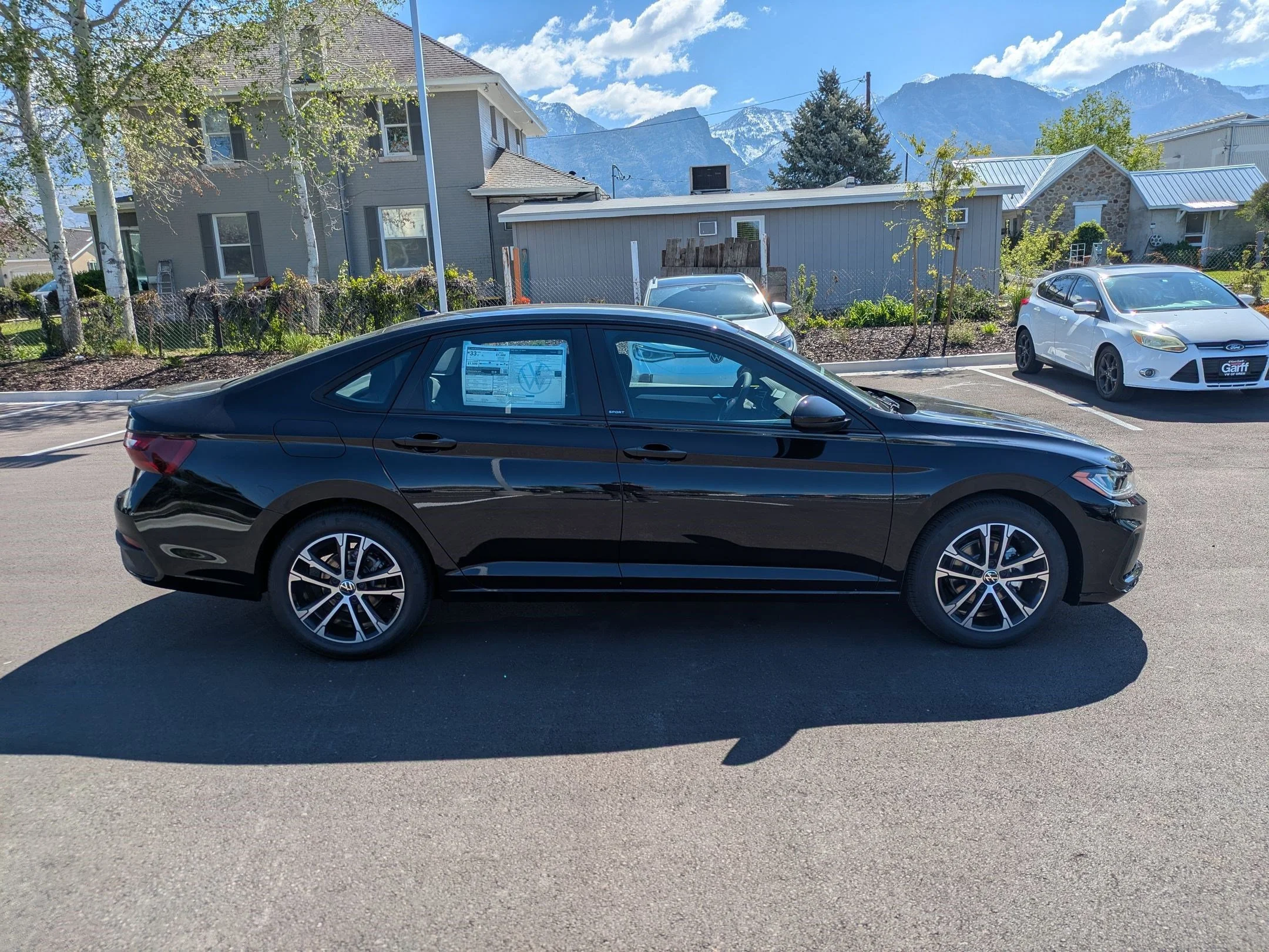 New 2026 Deep Black Pearl Volkswagen Sport image 2