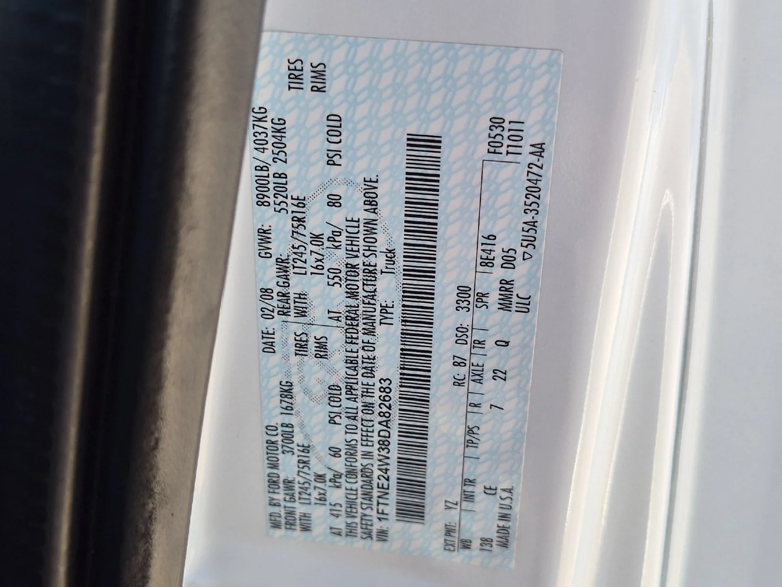 Used 2008 White Ford  image 28