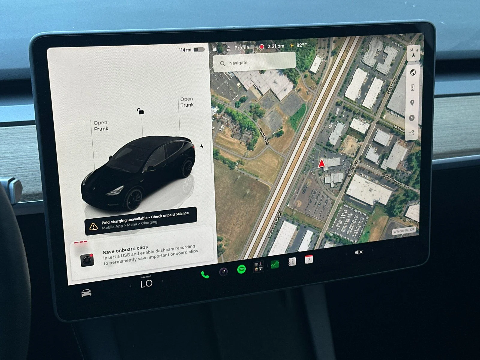 Used 2022 Solid Black Tesla Performance image 18
