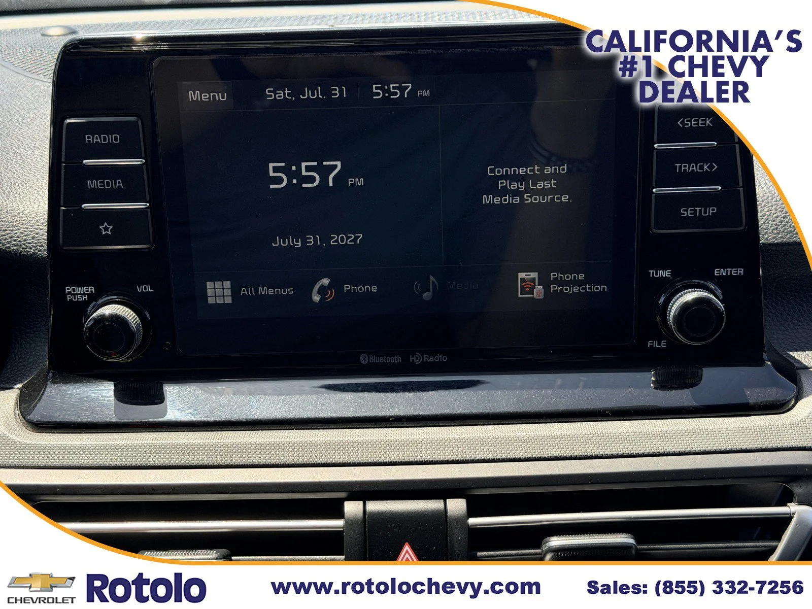Used 2021 Cherry Black Kia LX image 19