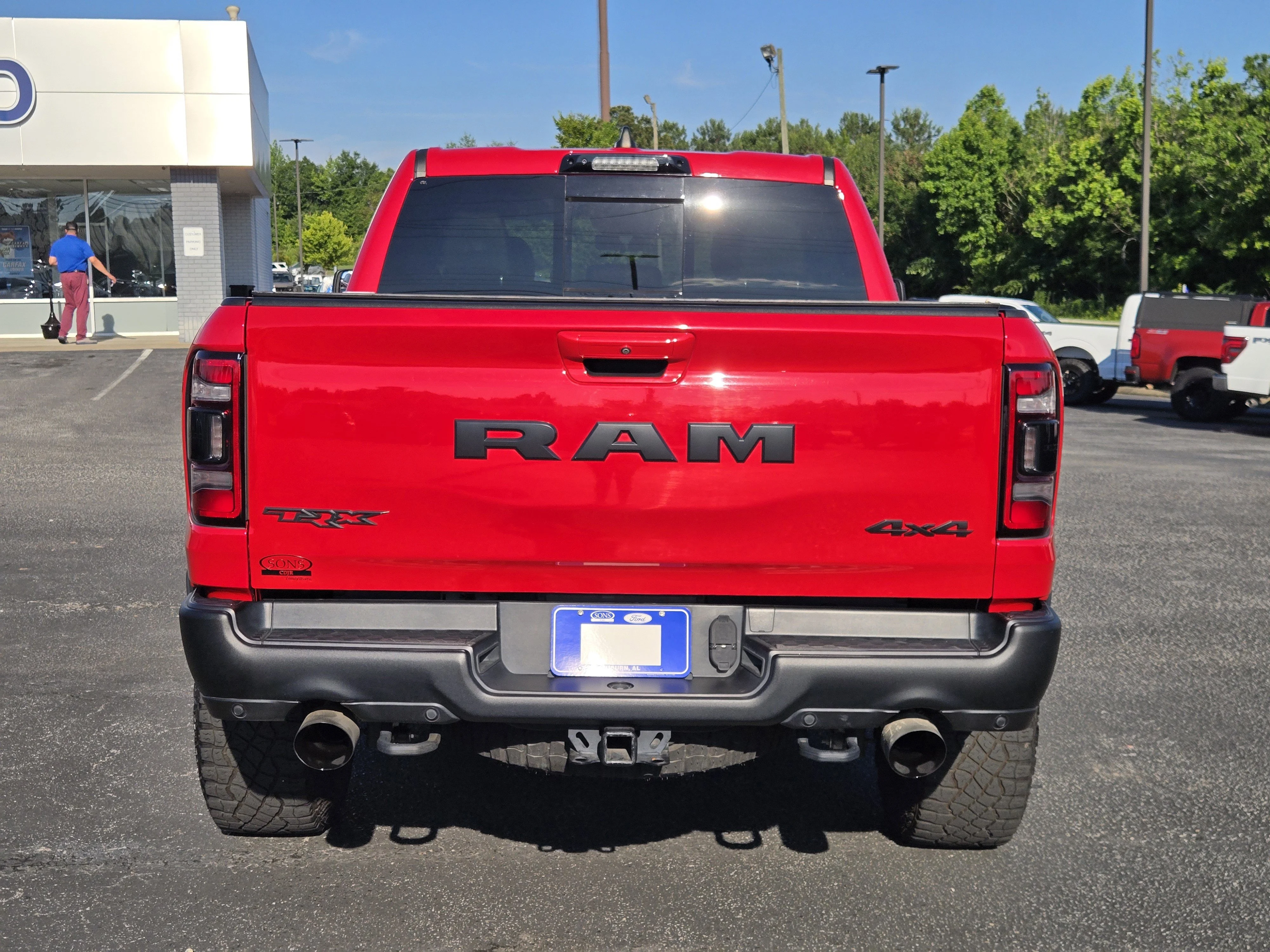 Used 2022 Flame Red Clearcoat Ram TRX image 7