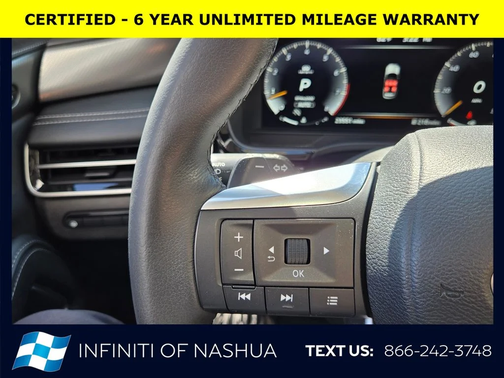 Certified Used 2023 Black INFINITI LUXE image 32