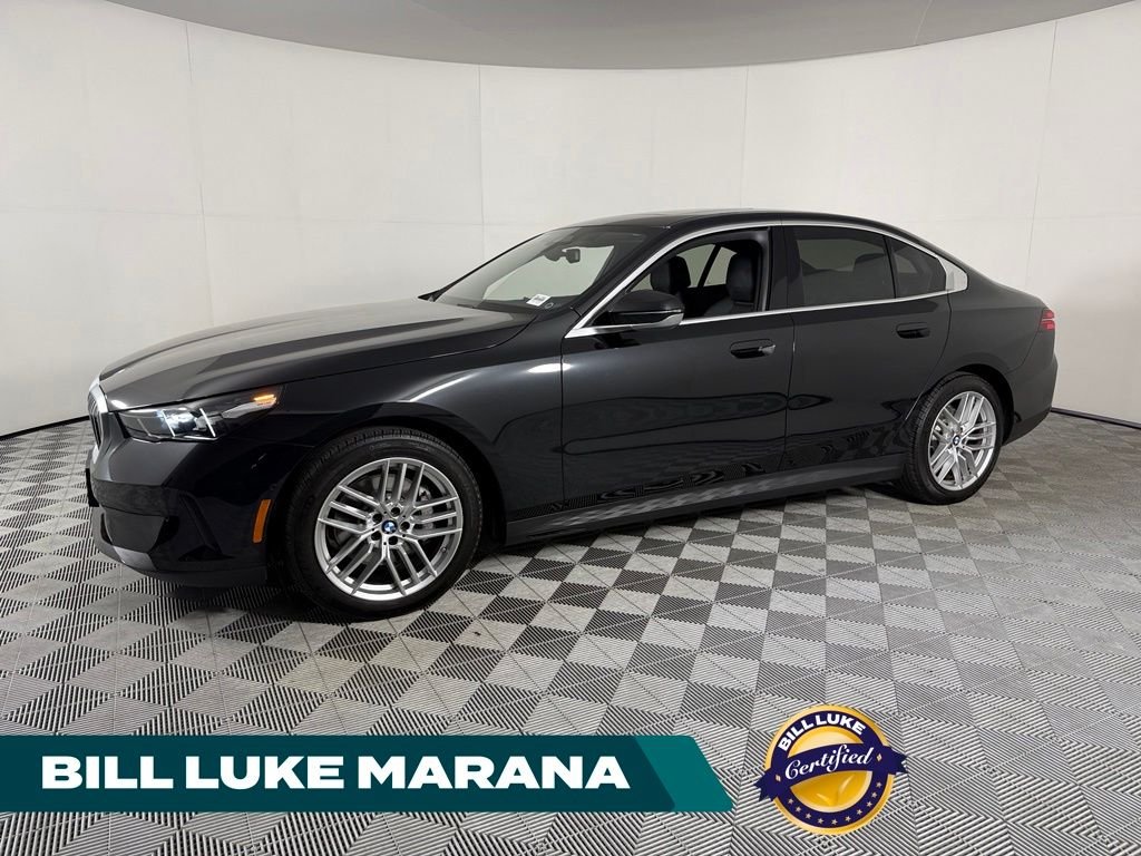 Certified Used 2025 Black BMW 530i image 1