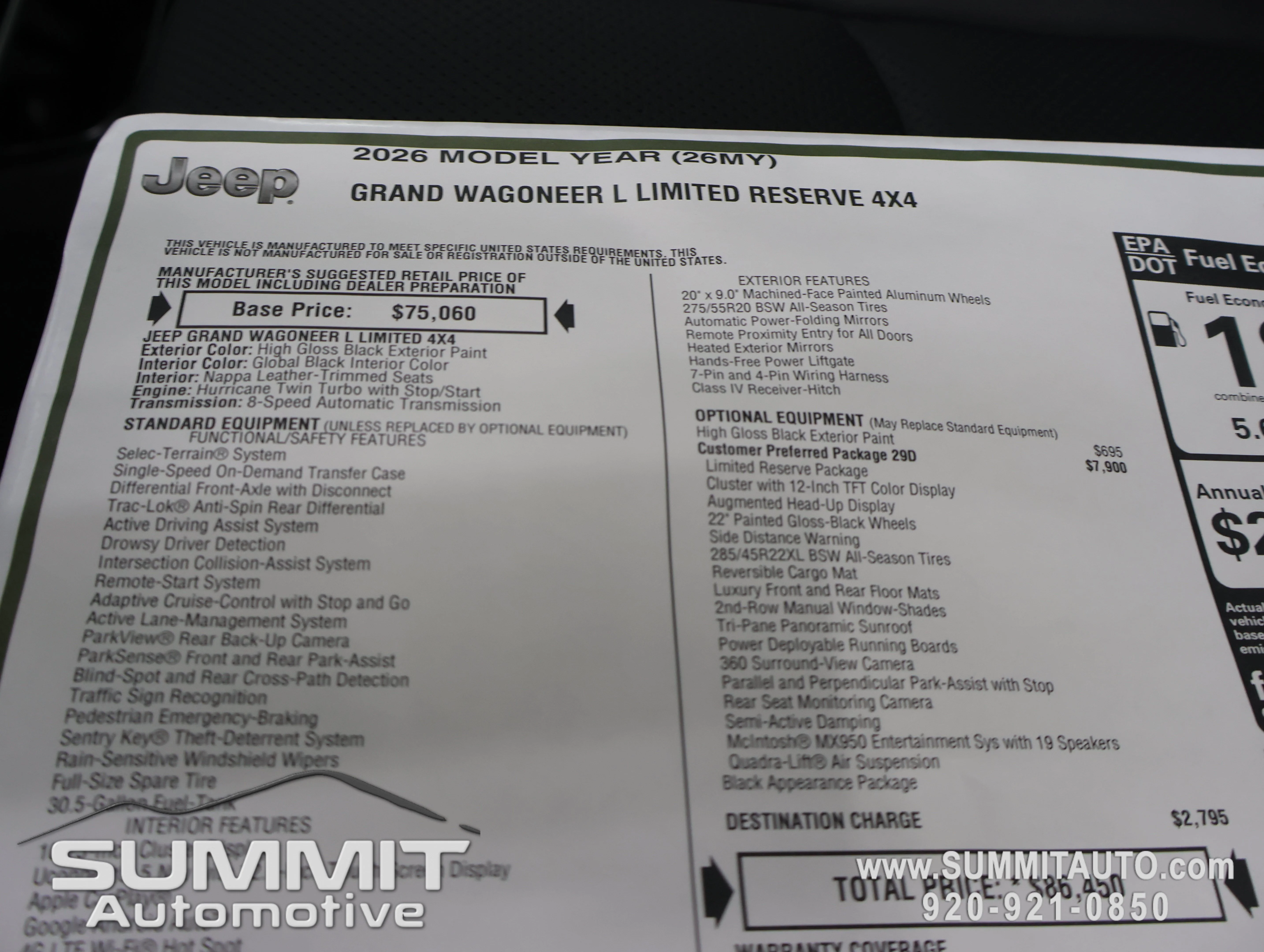 New 2026 High Gloss Black Jeep Limited Reserve image 49