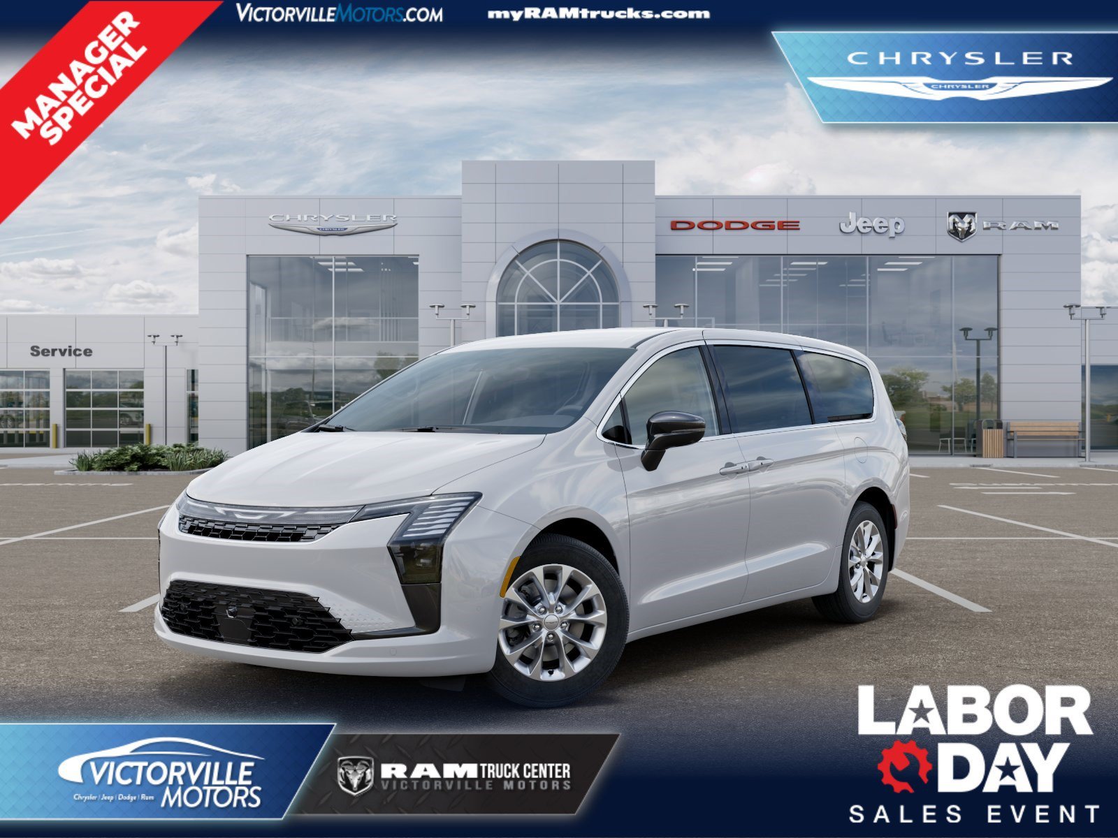 New 2027 Bright White Clear-Coat Exterior Paint Chrysler Select image 1