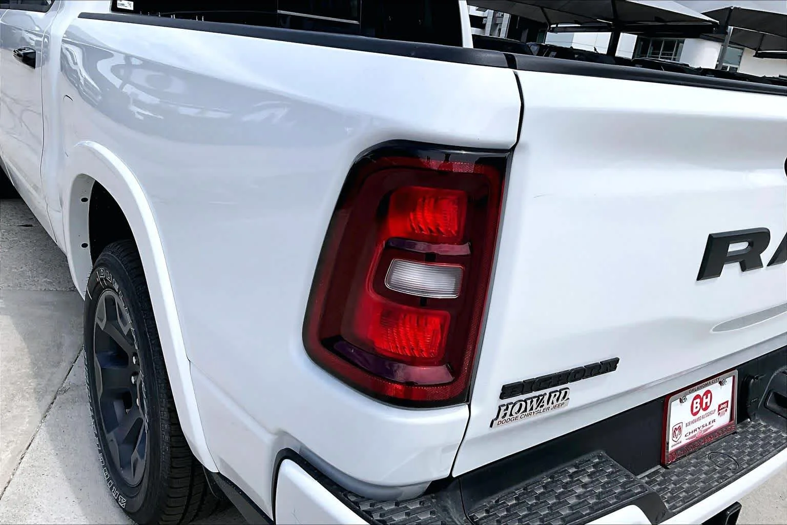 New 2026 Bright White Clear-Coat Exterior Paint RAM Big Horn image 15