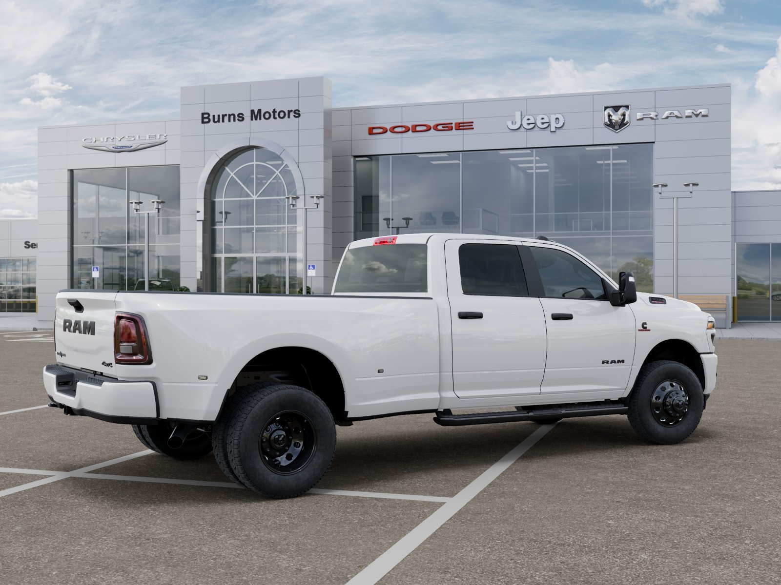 New 2026 Bright White Clear-Coat Exterior Paint RAM Lone Star Night Edition Dually image 30