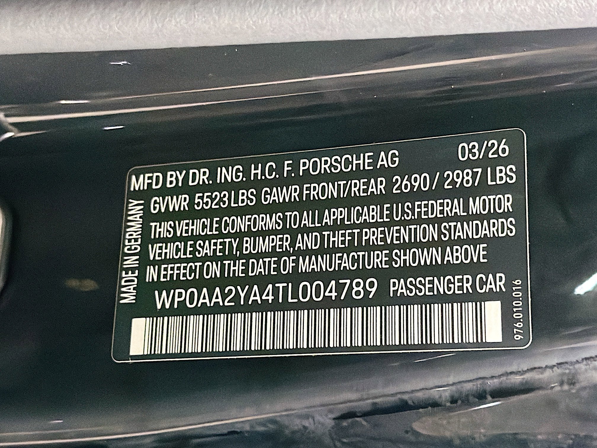 New 2026 Black Porsche  image 40