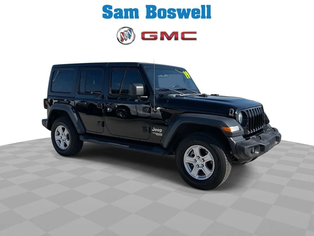 Used 2019 Jeep Wrangler Unlimited Sport S with VIN 1C4HJXDN0KW549213 for sale in Mount Dora, FL