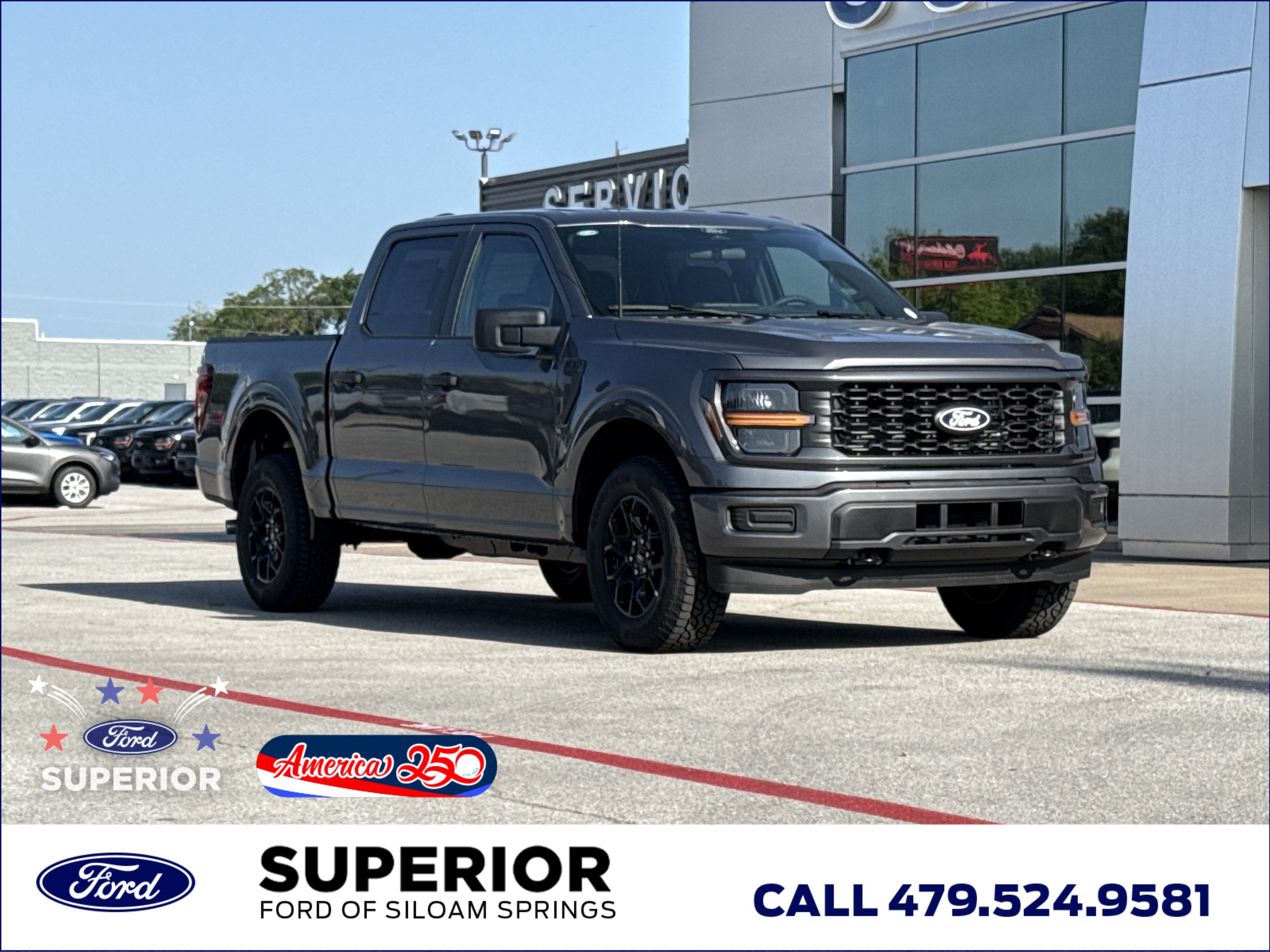 New 2026 Carbonized Gray Metallic Ford STX 4WD image 1