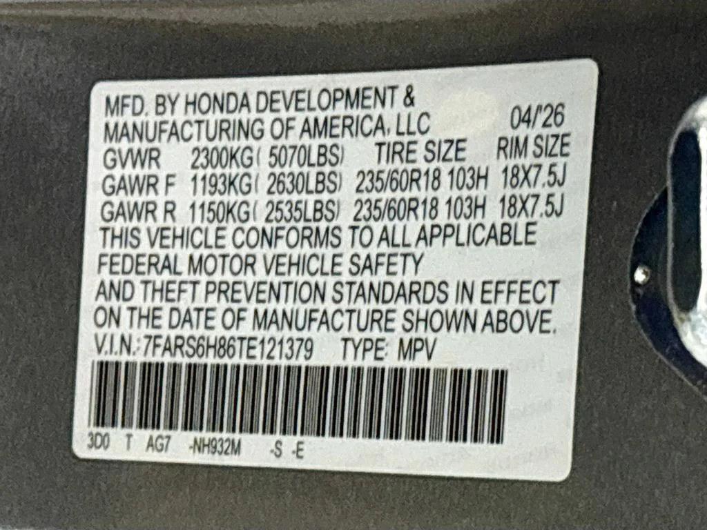 New 2026 Solar Silver Metallic Honda Sport-L image 25