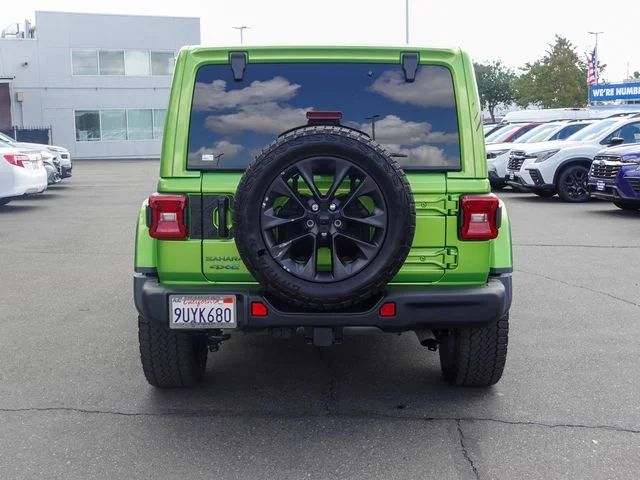 Used 2025 Green Jeep Sahara 4xe image 7
