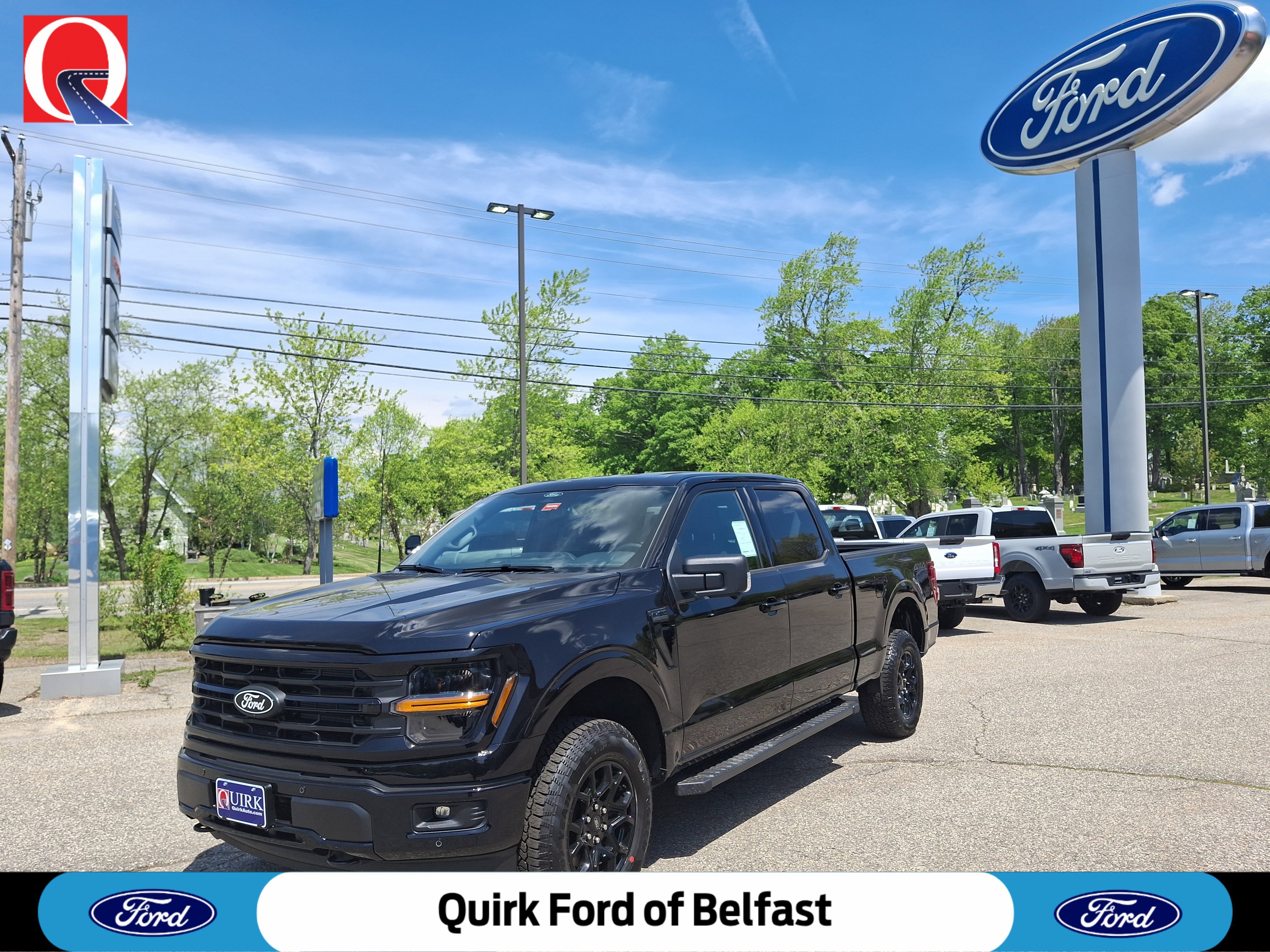 New 2026 Agate Black Metallic Ford XLT image 1