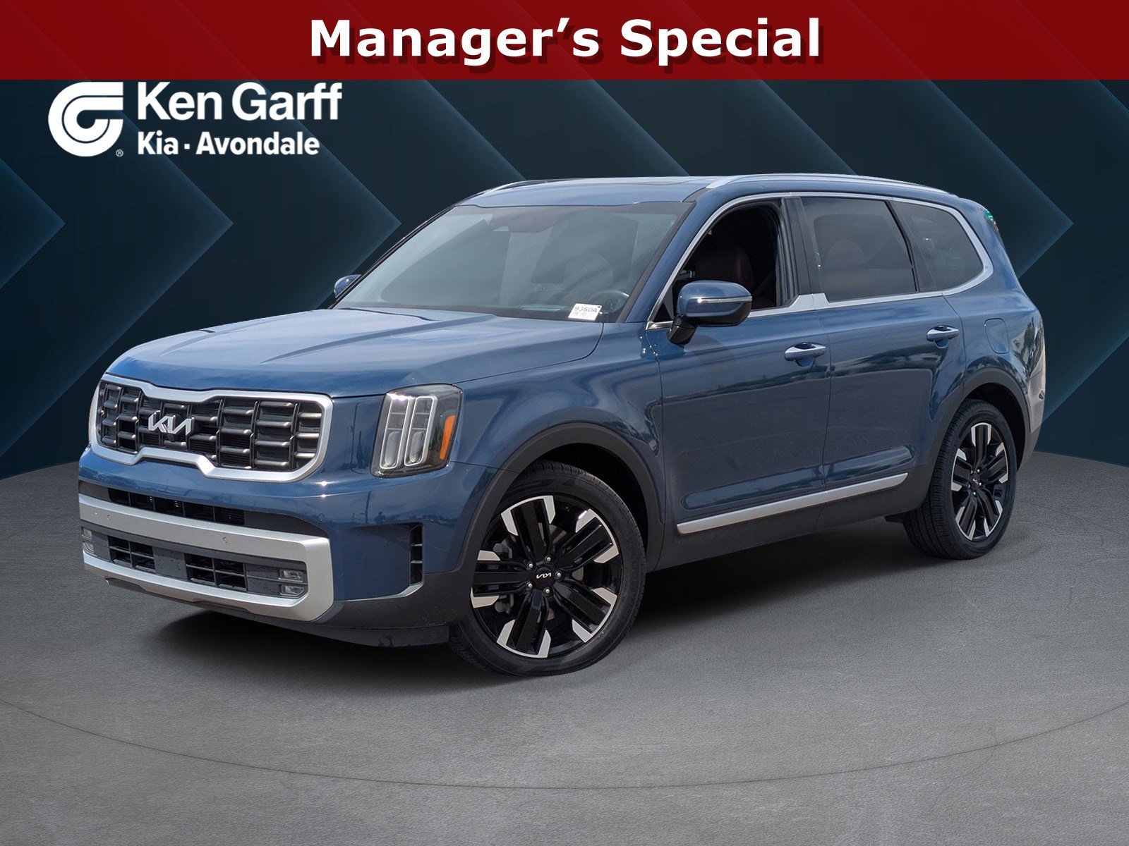Used 2023 Midnight Lake Blue Kia SX Prestige image 1