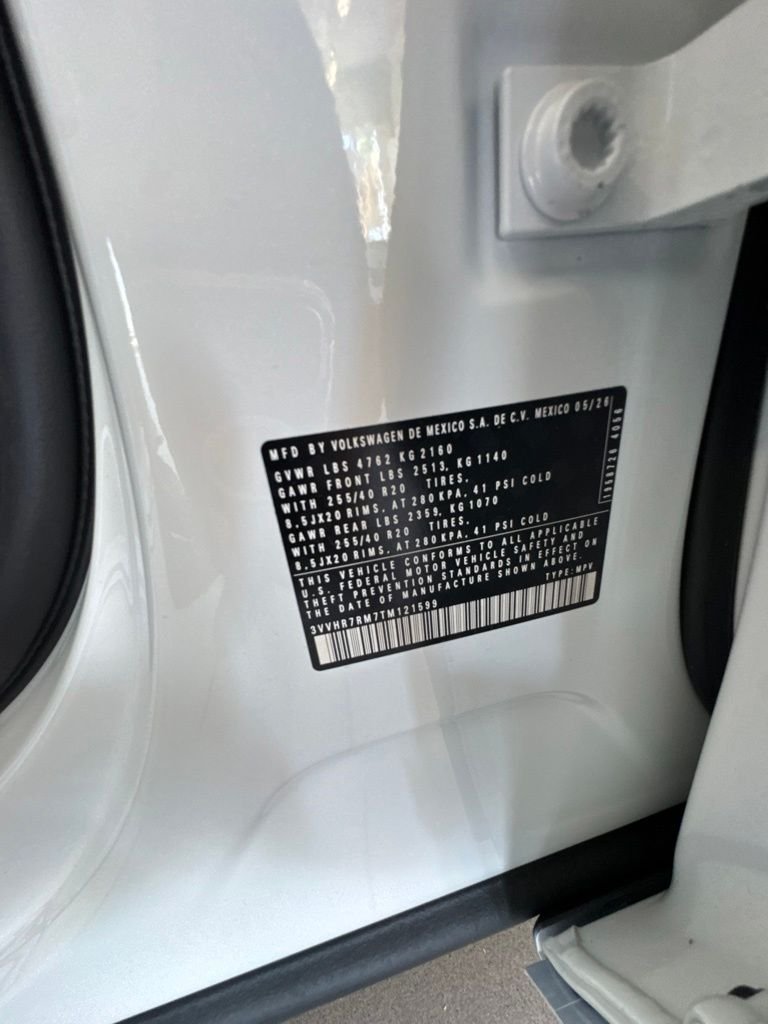 New 2026 White/off-white Volkswagen 2.0T SE R-Line Black image 20