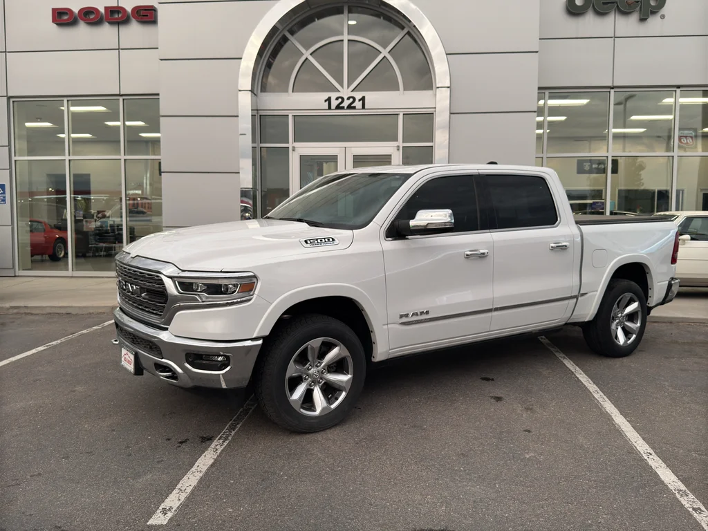 Used 2021 Bright White Clearcoat Ram Limited image 1