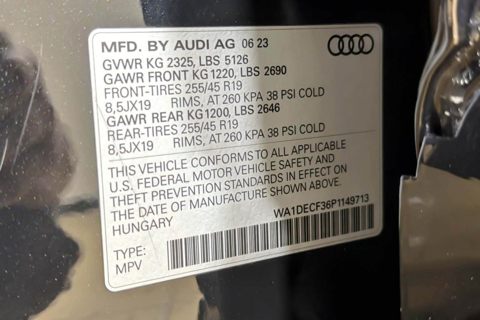 Used 2023 Mythos Black Metallic Audi S line Premium 45 TFSI quattro image 26